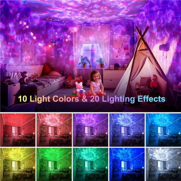 Galaxy Projector for bedroom,20Colors Galaxy Light Projector for Bedroom,15White - Picture 2 of 7